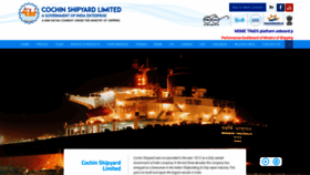 What Cochinshipyard.com website looked like in 2020 (3 years ago)