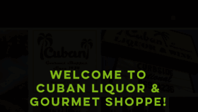 What Cubanliquor.com website looked like in 2020 (3 years ago)