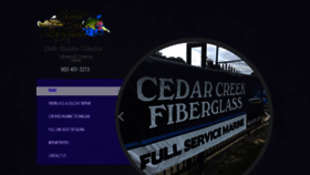 What Cedarcreekfiberglass.com website looked like in 2020 (3 years ago)