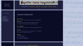 What Capellanova.de website looked like in 2020 (3 years ago)
