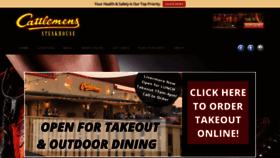 What Cattlemens.com website looked like in 2020 (3 years ago)