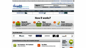 What Completesavings.ie website looked like in 2020 (3 years ago)