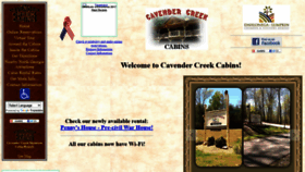 What Cavendercreek.com website looked like in 2020 (3 years ago)