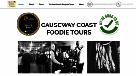 What Causewaycoastfoodietours.com website looked like in 2020 (3 years ago)