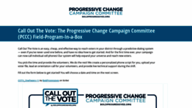 What Calloutthevote.com website looked like in 2020 (3 years ago)