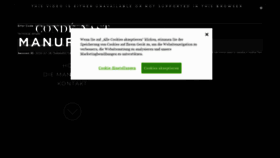 What Condenast-manufaktur.de website looked like in 2020 (3 years ago)