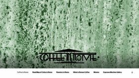 What Coffeeinrome.com website looked like in 2020 (3 years ago)
