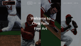 What Chrisfelixfineart.com website looked like in 2020 (3 years ago)
