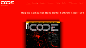 What Codemag.com website looked like in 2020 (3 years ago)