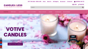 What Candles4less.com website looked like in 2020 (3 years ago)