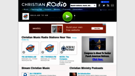 What Christianradio.com website looked like in 2020 (3 years ago)