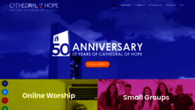 What Cathedralofhope.com website looked like in 2020 (3 years ago)