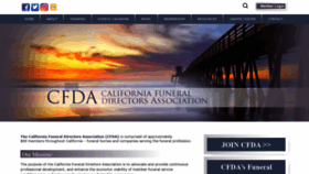 What Cafda.org website looked like in 2020 (3 years ago)