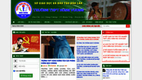 What C3hungvuong.daklak.edu.vn website looked like in 2020 (3 years ago)