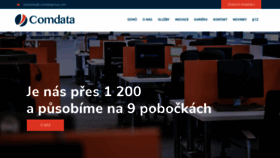 What Comdataczech.cz website looked like in 2020 (3 years ago)