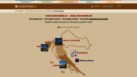 What Chorvatske.cz website looked like in 2020 (3 years ago)