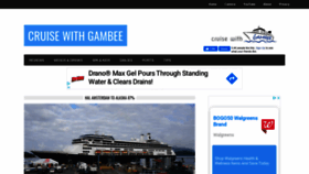 What Cruisewithgambee.com website looked like in 2020 (3 years ago)