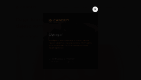 What Candeo.pl website looked like in 2020 (3 years ago)