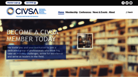 What Civsa.org website looked like in 2020 (3 years ago)