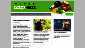 What Coop-box.cz website looked like in 2020 (3 years ago)