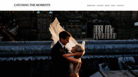 What Catchingthemoments.com website looked like in 2020 (3 years ago)