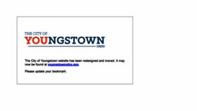 What Cityofyoungstownoh.org website looked like in 2020 (3 years ago)