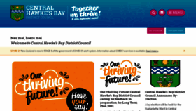 What Chbdc.govt.nz website looked like in 2020 (3 years ago)