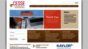 What Cesse.org website looked like in 2020 (3 years ago)