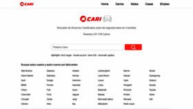 What Carros.cari.com.co website looked like in 2020 (3 years ago)