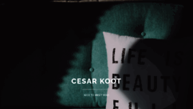 What Cesarkoot.nl website looked like in 2020 (3 years ago)