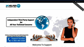 What Callsupportnumber.com website looked like in 2020 (3 years ago)