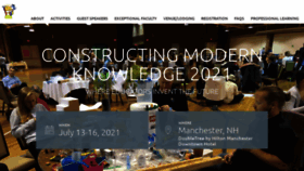 What Constructingmodernknowledge.com website looked like in 2020 (3 years ago)