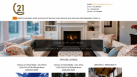 What Century21amosrealty.ca website looked like in 2020 (3 years ago)