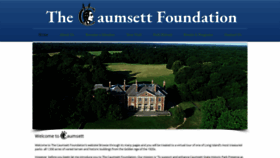 What Caumsettfoundation.org website looked like in 2020 (3 years ago)