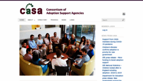 What Casa-uk.org website looked like in 2020 (3 years ago)