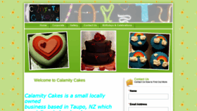 What Calamitycakes.co.nz website looked like in 2020 (3 years ago)