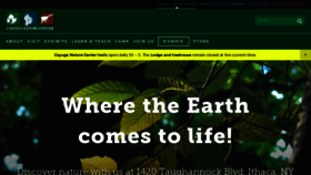 What Cayuganaturecenter.org website looked like in 2020 (3 years ago)
