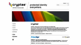 What Cryptas.com website looked like in 2020 (3 years ago)