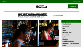 What Cgsentinel.com website looked like in 2020 (3 years ago)