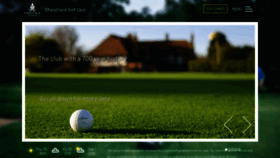 What Chestfield-golfclub.co.uk website looked like in 2020 (3 years ago)