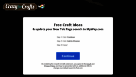 What Crazyforcrafts.com website looked like in 2020 (3 years ago)