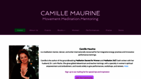 What Camillemaurine.com website looked like in 2020 (3 years ago)