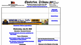 What Chestertontribune.com website looked like in 2020 (3 years ago)