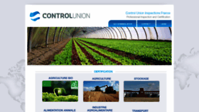 What Control-union.fr website looked like in 2020 (3 years ago)