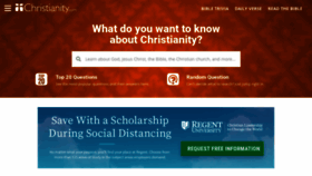 What Christianity.com website looked like in 2020 (3 years ago)