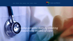 What Closedloopmedicine.com website looked like in 2020 (3 years ago)