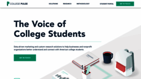 What Collegepulse.com website looked like in 2020 (3 years ago)