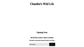 What Chandlerswildlife.com website looked like in 2020 (3 years ago)