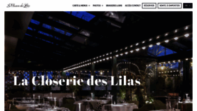What Closeriedeslilas.fr website looked like in 2020 (3 years ago)