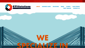 What Ctisolutionsinc.com website looked like in 2020 (3 years ago)